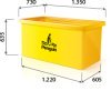 Bak Persegi Panjang Penguin BT 50