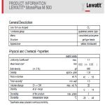 Spesifikasi Resin Anion Lewatit Monoplus M500