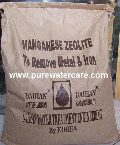 Kemasan Mangan Zeolite (1 sak +/-20 Kg)