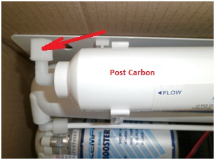 Pemasangan selang dari Post Carbon ke Faucet